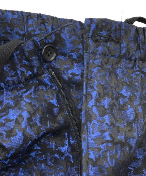 Engineered Garments（エンジニアド ガーメンツ）Engineered Garments (エンジニアド ガーメンツ) ジャガードイージーパンツ ブルー×ブラック サイズ:SIZE Mの古着・服飾アイテム