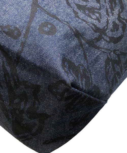 Engineered Garments（エンジニアドガーメンツ）Engineered Garments (エンジニアードガーメンツ) 2WAY総柄デニムバッグ ネイビー サイズ:下記参照の古着・服飾アイテム