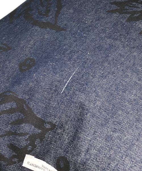 Engineered Garments（エンジニアドガーメンツ）Engineered Garments (エンジニアードガーメンツ) 2WAY総柄デニムバッグ ネイビー サイズ:下記参照の古着・服飾アイテム