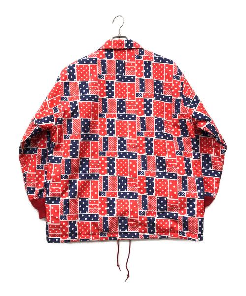 Needles（ニードルズ）Needles (ニードルズ) COACH JACKET NYLON OXFIRD CLOTH PRINTED レッド サイズ:Sの古着・服飾アイテム
