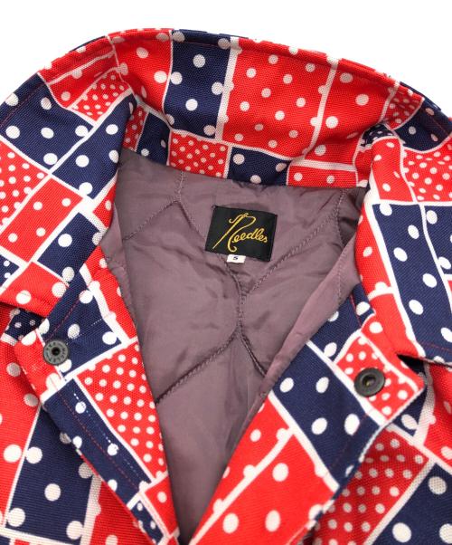 Needles（ニードルズ）Needles (ニードルズ) COACH JACKET NYLON OXFIRD CLOTH PRINTED レッド サイズ:Sの古着・服飾アイテム