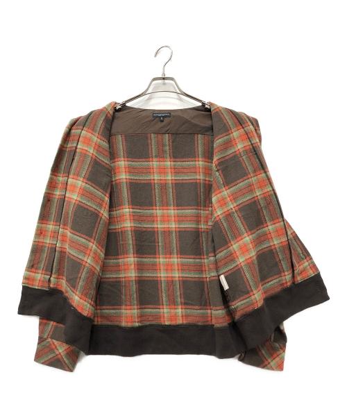 Engineered Garments（エンジニアドガーメンツ）Engineered Garments (エンジニアードガーメンツ) オープンカラーフランネルチェックシャツ ブラウン サイズ:Sの古着・服飾アイテム