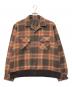 Engineered Garments（エンジニアードガーメンツ）の古着「オープンカラーフランネルチェックシャツ」｜ブラウン