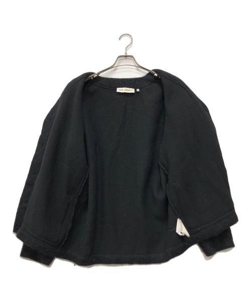 OUR LEGACY（アワーレガシー）OUR LEGACY (アワーレガシー) CARDIGAN BLACK MOHAIR. ブラック サイズ:Mの古着・服飾アイテム