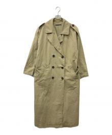 AP STUDIO（エーピーストゥディオ）の古着「Chino cloth Trench Coat」｜グリーン