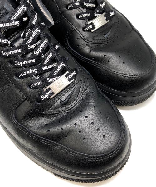 NIKE（ナイキ）NIKE (ナイキ) Supreme (シュプリーム) AIR FORCE1 LOW ブラック サイズ:26.5cmの古着・服飾アイテム