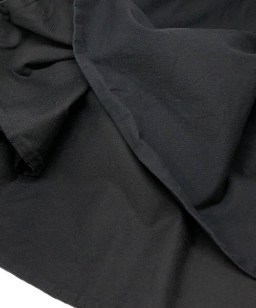 LANVIN en Bleu（ランバンオンブルー）LANVIN en Bleu (ランバンオンブルー) コットンストレッチ切替ワンピース ブラック サイズ:38の古着・服飾アイテム