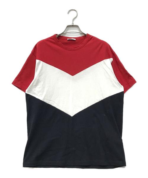MONCLER（モンクレール）MONCLER (モンクレール) MAGLIA T-SHIRT レッド サイズ:Sの古着・服飾アイテム