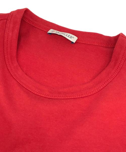 MONCLER（モンクレール）MONCLER (モンクレール) MAGLIA T-SHIRT レッド サイズ:Sの古着・服飾アイテム