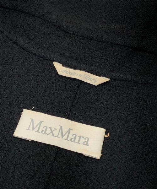 MaxMara（マックスマーラ）MaxMara (マックスマーラ) コート ブラック サイズ:38の古着・服飾アイテム