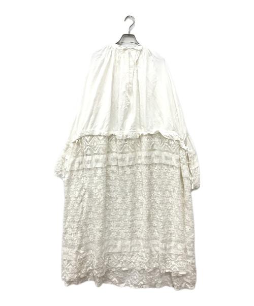 TODAYFUL（トゥデイフル）TODAYFUL (トゥデイフル) ドッキングワンピース ホワイト サイズ:36の古着・服飾アイテム