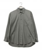 cornierコルニエ）の古着「Super180's WORSTED WOOL SHIRTS」｜グレー
