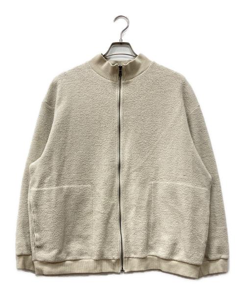 nestrobe confect（ネストローブ コンフェクト）nestrobe confect (ネストローブ コンフェクト) 裏毛ナッピング 起毛 ジップトップ ベージュ サイズ:4の古着・服飾アイテム