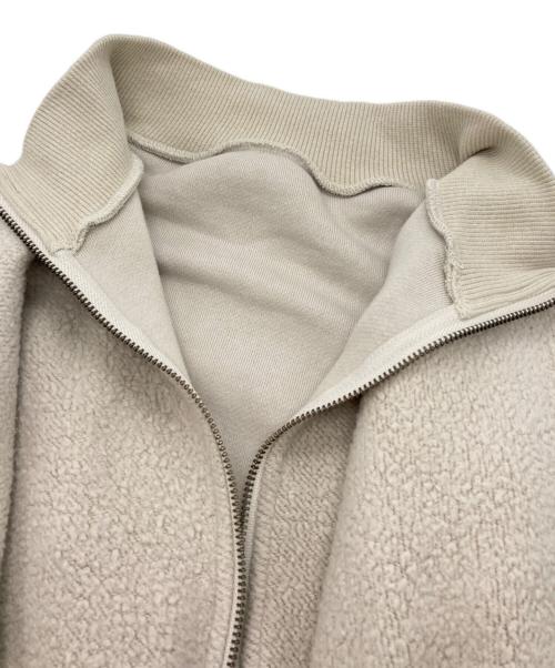 nestrobe confect（ネストローブ コンフェクト）nestrobe confect (ネストローブ コンフェクト) 裏毛ナッピング 起毛 ジップトップ ベージュ サイズ:4の古着・服飾アイテム