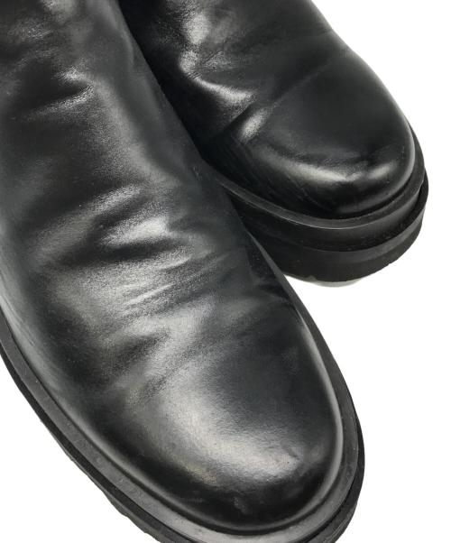 sergio rossi（セルジオロッシ）sergio rossi (セルジオロッシ) サイドゴアブーツ ブラック サイズ:7の古着・服飾アイテム