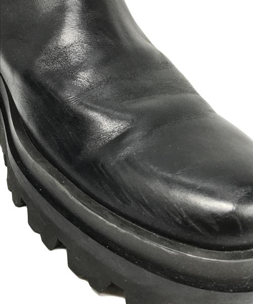 sergio rossi（セルジオロッシ）sergio rossi (セルジオロッシ) サイドゴアブーツ ブラック サイズ:7の古着・服飾アイテム