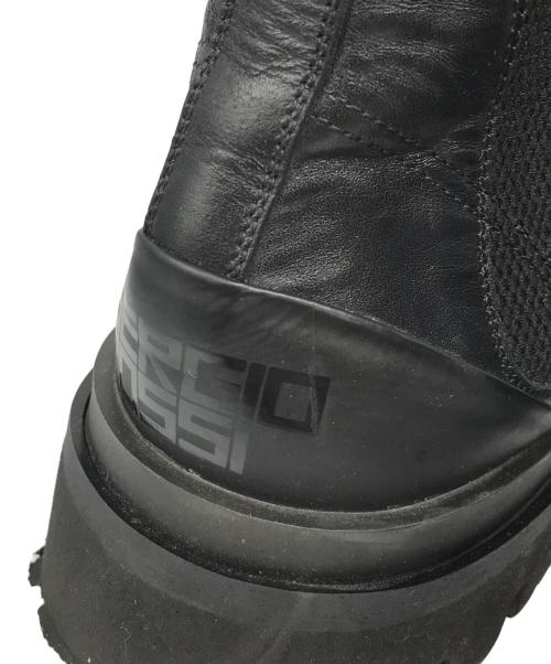 sergio rossi（セルジオロッシ）sergio rossi (セルジオロッシ) サイドゴアブーツ ブラック サイズ:7の古着・服飾アイテム