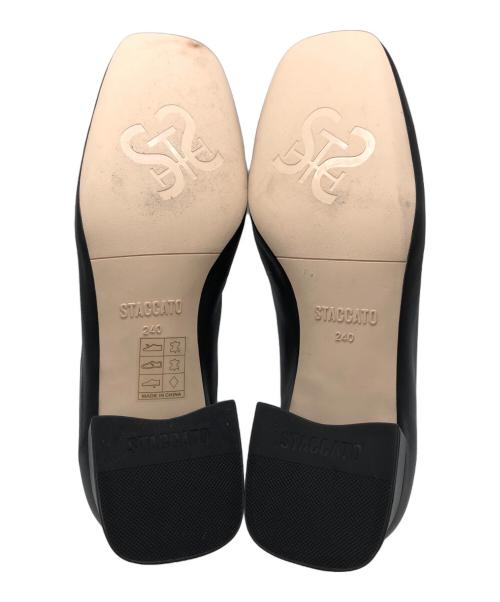 STACCATO（スタッカート）STACCATO (スタッカート) ヒールパンプス ブラック サイズ:24の古着・服飾アイテム