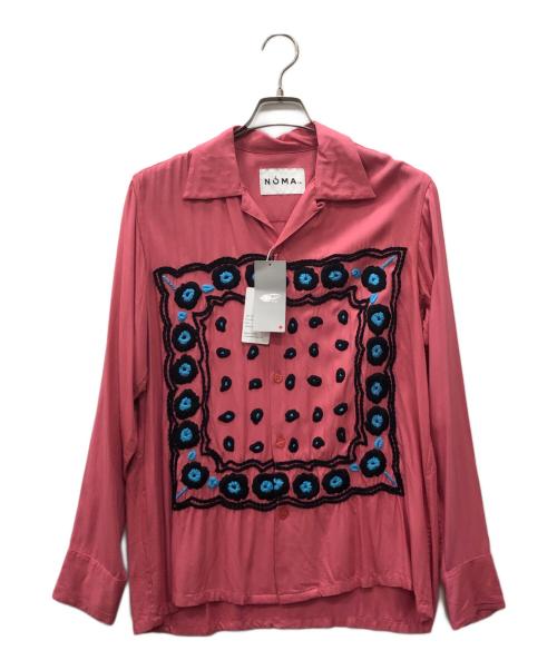 NOMA t.d.（ノーマティーディー）NOMA t.d. (ノーマティーディー) Bandana Hand Embroidery Shirt ピンク サイズ:1 未使用品の古着・服飾アイテム