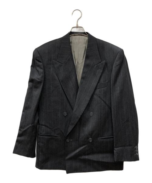 GIORGIO ARMANI（ジョルジョアルマーニ）GIORGIO ARMANI (ジョルジョアルマーニ) ダブルテーラードジャケット グレー サイズ:FREEの古着・服飾アイテム