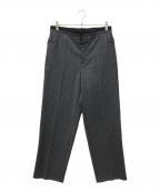 Maison Margielaメゾンマルジェラ）の古着「ステッチデザインチェックスラックス」｜グレー