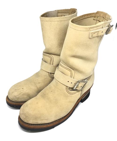 RED WING（レッドウィング）RED WING (レッドウィング) エンジニアブーツ ベージュ サイズ:8.5の古着・服飾アイテム