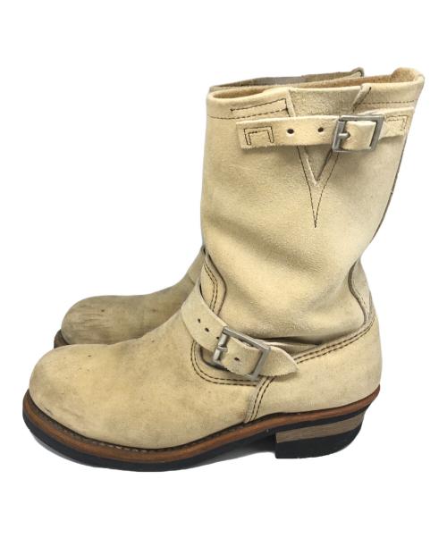 RED WING（レッドウィング）RED WING (レッドウィング) エンジニアブーツ ベージュ サイズ:8.5の古着・服飾アイテム