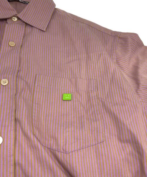 Acne studios（アクネ ストゥディオス）Acne studios (アクネ ストゥディオス) コットンストライプシャツ ピンク サイズ:XSの古着・服飾アイテム