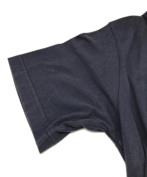 BALENCIAGA（バレンシアガ）BALENCIAGA (バレンシアガ) ロゴプリントTシャツ ネイビー サイズ:Sの古着・服飾アイテム