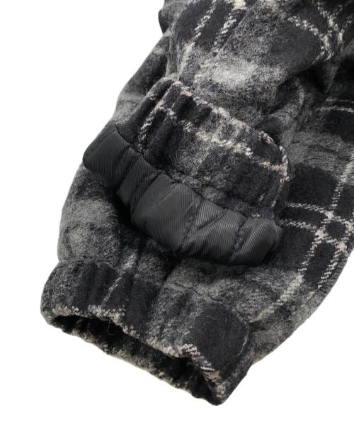 stussy（ステューシー）stussy (ステューシー) WORK JACKET WOOL PLAID ブラック サイズ:Sの古着・服飾アイテム