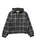 stussy（ステューシー）の古着「WORK JACKET WOOL PLAID」｜ブラック