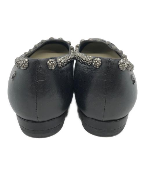 CHANEL（シャネル）CHANEL (シャネル) プラットフォームパンプス ブラック サイズ:37 1/2Cの古着・服飾アイテム