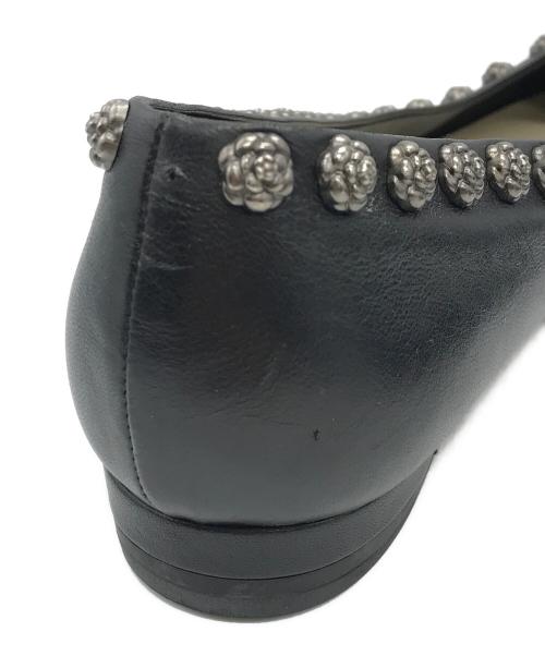 CHANEL（シャネル）CHANEL (シャネル) プラットフォームパンプス ブラック サイズ:37 1/2Cの古着・服飾アイテム