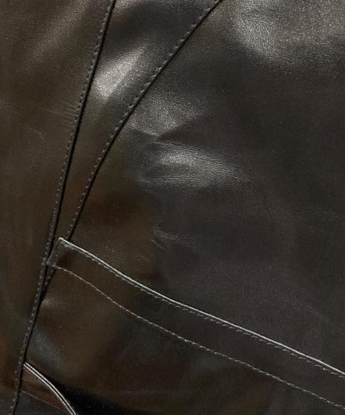 cozy worldwide（コジー ワールドワイド）cozy worldwide (コジー ワールドワイド) LEATHER JACKET ブラック サイズ:Mの古着・服飾アイテム