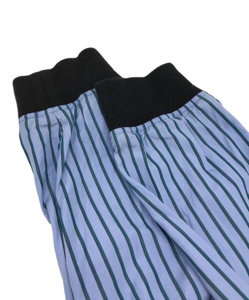 MARNI（マルニ）MARNI (マルニ) ハーフジップストライプシャツ ブルー サイズ:48の古着・服飾アイテム