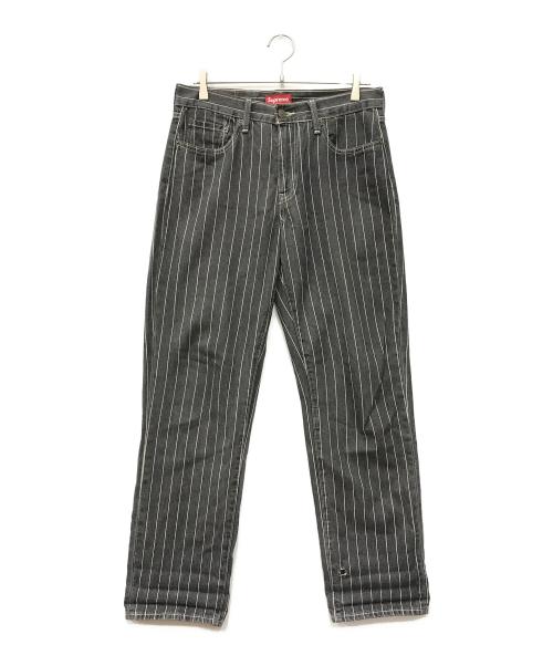 SUPREME（シュプリーム）Supreme (シュプリーム) LEVI'S (リーバイス) Pinstripe 550 Jeans グレー サイズ:30の古着・服飾アイテム