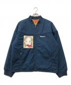SUPREMEシュプリーム）の古着「Ackermann Mug Shot Crew Jacket」｜ネイビー