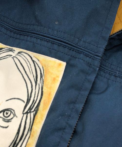 SUPREME（シュプリーム）Supreme (シュプリーム) Ackermann Mug Shot Crew Jacket ネイビー サイズ:Lの古着・服飾アイテム