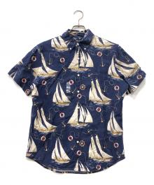 POLO RALPH LAUREN（ポロ・ラルフローレン）の古着「CLASSIC FIT 半袖シャツ」｜ネイビー