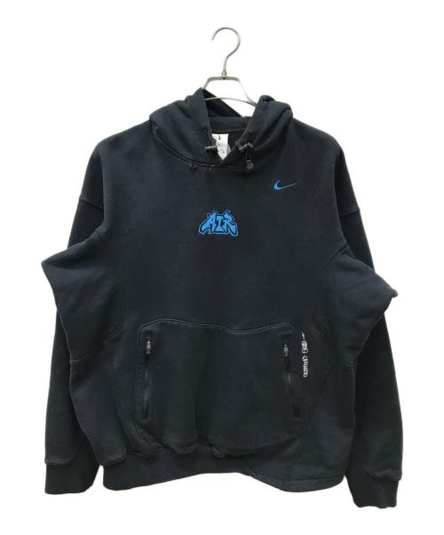 NIKE（ナイキ）NIKE (ナイキ) OFFWHITE (オフホワイト) FLC HOODIE ブラック サイズ:Lの古着・服飾アイテム
