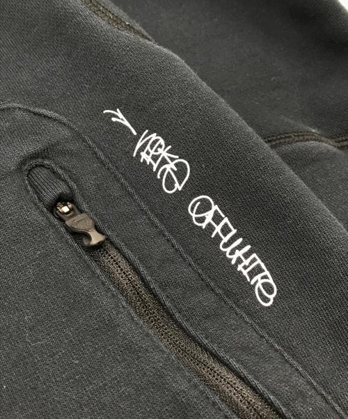 NIKE（ナイキ）NIKE (ナイキ) OFFWHITE (オフホワイト) FLC HOODIE ブラック サイズ:Lの古着・服飾アイテム