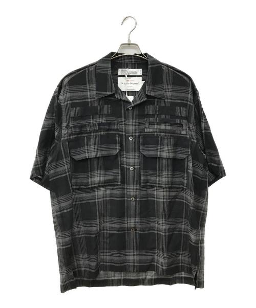 DAIRIKU（ダイリク）DAIRIKU (ダイリク) SHT5 astronaut Check H-S shirt ブラック サイズ:L 未使用品の古着・服飾アイテム
