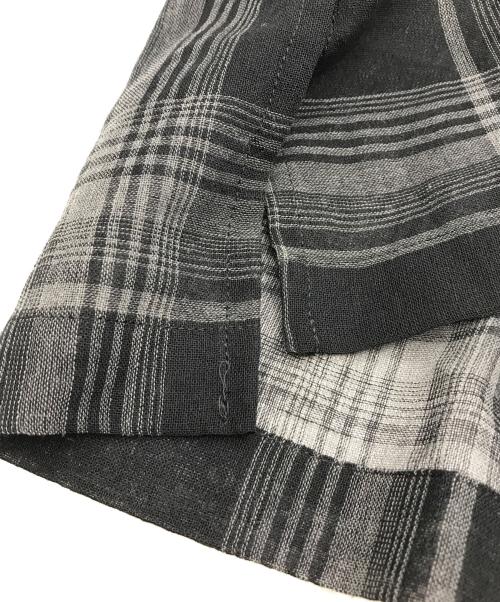 DAIRIKU（ダイリク）DAIRIKU (ダイリク) SHT5 astronaut Check H-S shirt ブラック サイズ:L 未使用品の古着・服飾アイテム