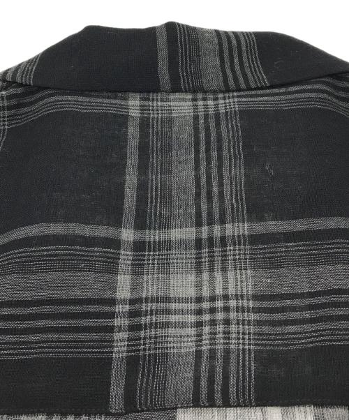 DAIRIKU（ダイリク）DAIRIKU (ダイリク) SHT5 astronaut Check H-S shirt ブラック サイズ:L 未使用品の古着・服飾アイテム