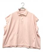 45rpm45アールピーエム）の古着「ジンバブエコットンの45色天竺Mポロ」｜ピンク