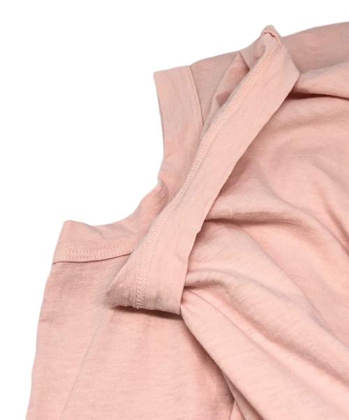 45rpm（45アールピーエム）45rpm (45アールピーエム) ジンバブエコットンの45色天竺Mポロ ピンク サイズ:00 未使用品の古着・服飾アイテム