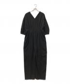 MANOFマノフ）の古着「TUCK ALL IN ONE」｜ブラック