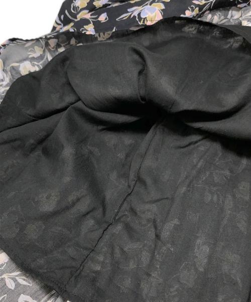 MARIHA（マリハ）MARIHA (マリハ) フラワープリントスカート ブラック サイズ:下記参照の古着・服飾アイテム