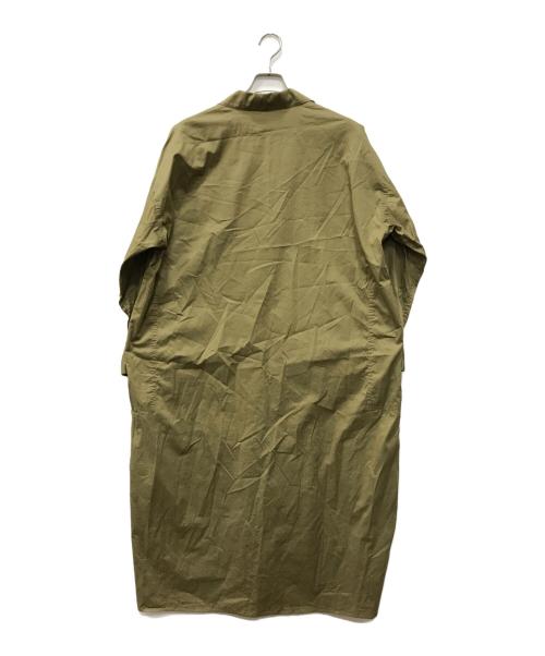 IENA（イエナ）IENA (イエナ) ハイカウントツイル シャツワンピ グリーン サイズ:下記参照の古着・服飾アイテム