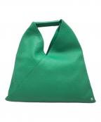 MM6 Maison Margielaエムエムシックスメゾンマルジェラ）の古着「シンセティックレザー ミニバッグ」｜グリーン